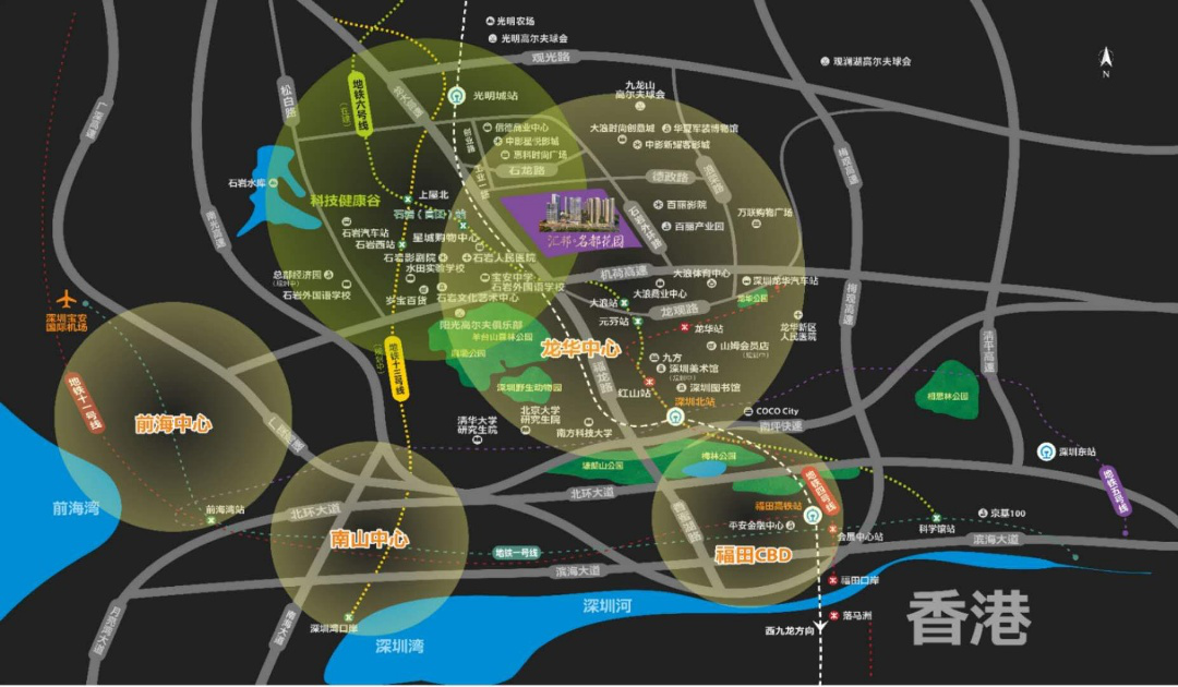 匯邦名都花園灣區軸心雙核輻射，82萬㎡綜合體大盤