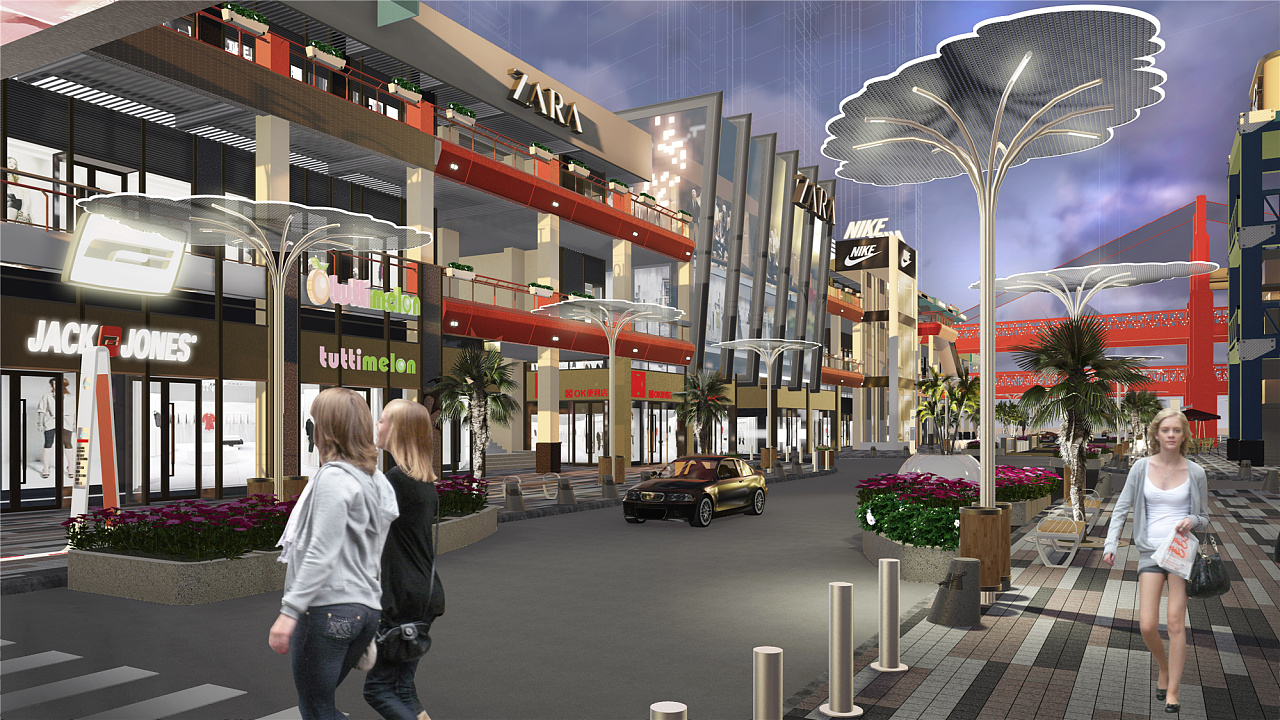 商業步行街于一體的城市商業生態圈